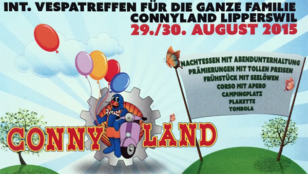 Vespatreffen Connyland - Flyer