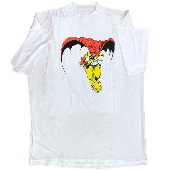 T-Shirt Scoot Man Vespa weiss