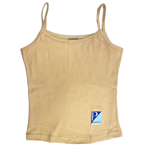 Träger-Shirt beige Piaggio Logo